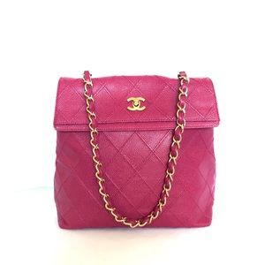 ❌SOLD❌CHANEL VINTAGE CAVIAR LEATHER QUILTED TOTE